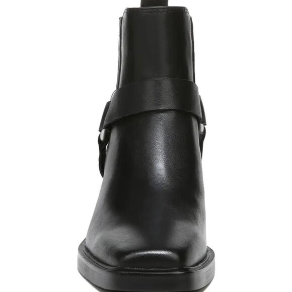 NEW! Sam Edelman Bellamie Leather Ankle Boots Black - Picture 7 of 11